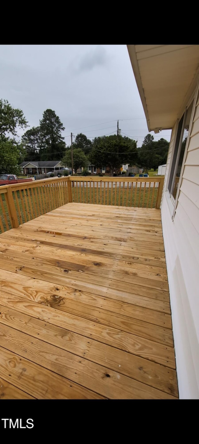 1602 Fairground Rd, Dunn, NC 28334 - view of deck