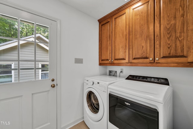 117 Summerlin Dr, Chapel Hill, NC 27514 - washroom with separate washer and dryer and cabinet space