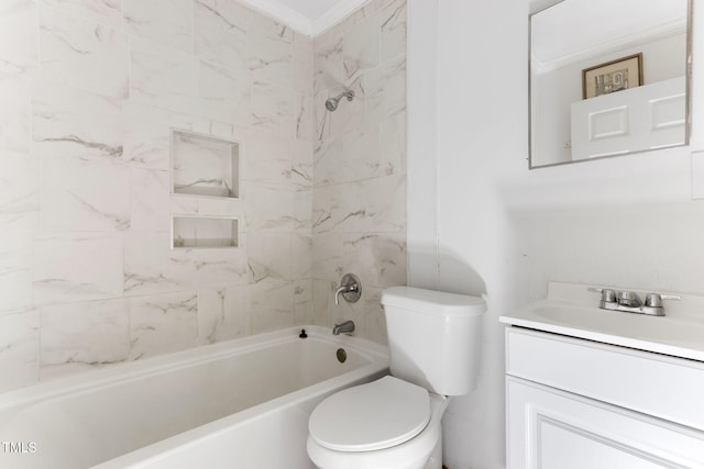 403 S Webb St, Selma, NC 27576 - bathroom with vanity,  shower combination, and toilet