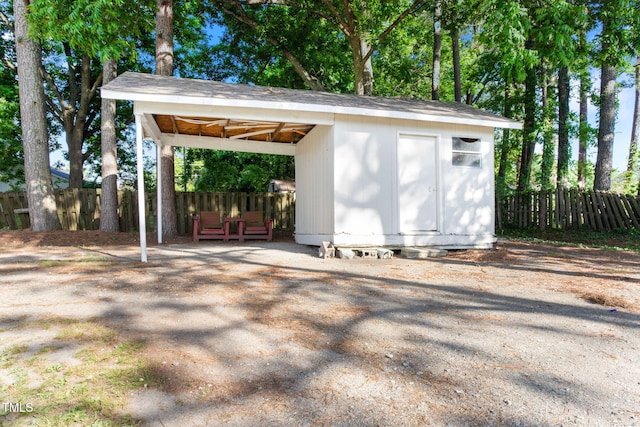 403 S Webb St, Selma, NC 27576 - view of shed with a carport and a gazebo