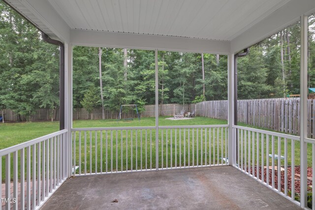 2018 Morehead Hill Ct, Durham, NC 27703 - view of unfurnished sunroom