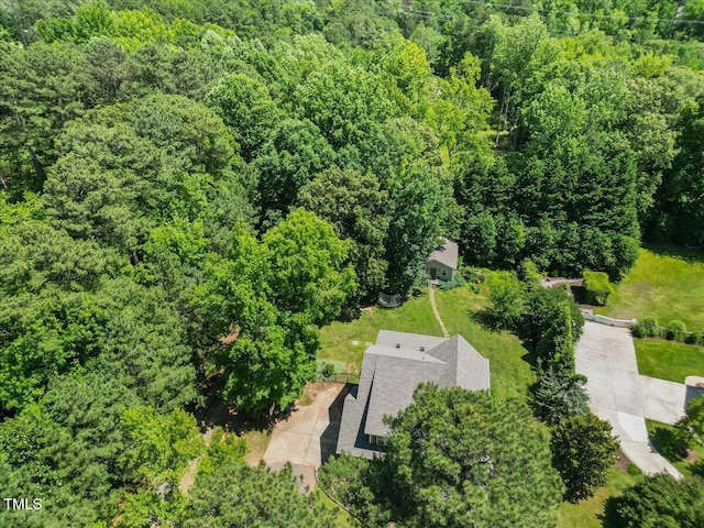 12636 Old Creedmoor Rd, Raleigh, NC 27613 - bird's eye view of a forest