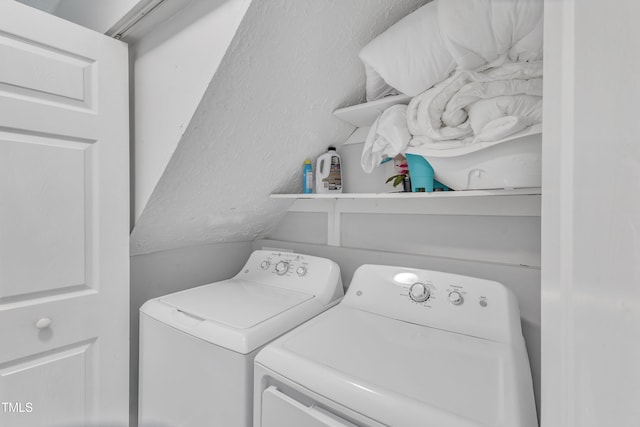 8361 Mcguire Dr, Raleigh, NC 27616 - laundry area with independent washer and dryer
