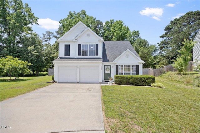 4805 Castle Crest Ct, Raleigh, NC 27616 - traditional-style home featuring a garage, concrete driveway, and roof with shingles