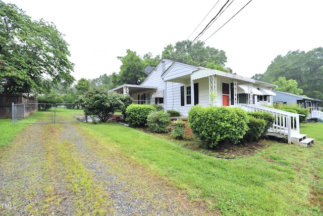 2006 N Ashland Dr, Burlington, NC 27217 - view of home's exterior featuring a gate