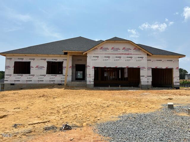 120 Newport Lndg Unit 99, Garner, NC 27529 - unfinished property featuring an attached garage and crawl space