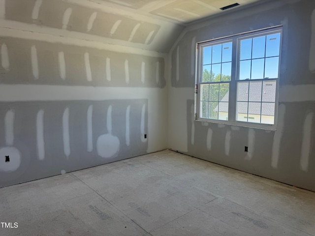 163 Batten Hill Ln, Selma, NC 27576 - additional living space featuring lofted ceiling