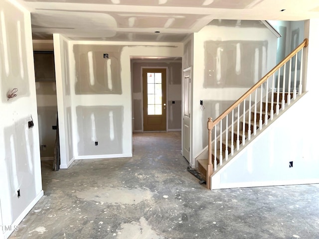 21 Windflower Ct Unit 11, Clayton, NC 27520 - entryway with stairs and baseboards