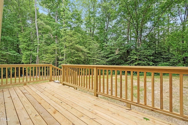 1004 Snow Peak Ct, Raleigh, NC 27603 - view of wooden terrace