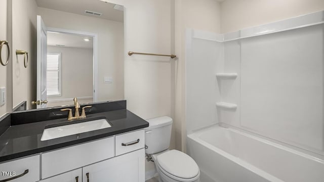 194 Gilmer St, Fuquay Varina, NC 27526 - full bath with toilet, vanity, and shower / washtub combination