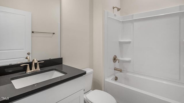 194 Gilmer St, Fuquay Varina, NC 27526 - full bath featuring toilet, vanity, and washtub / shower combination