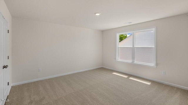 194 Gilmer St, Fuquay Varina, NC 27526 - unfurnished room with carpet flooring, baseboards, and recessed lighting