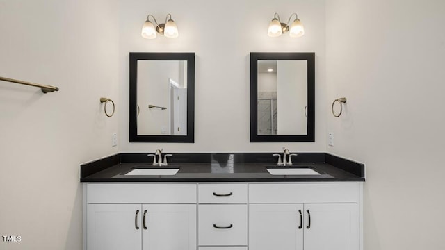 194 Gilmer St, Fuquay Varina, NC 27526 - bathroom featuring double vanity