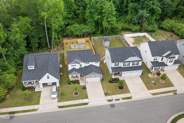 389 Whetstone Dr, Angier, NC 27501 - aerial view of residential area