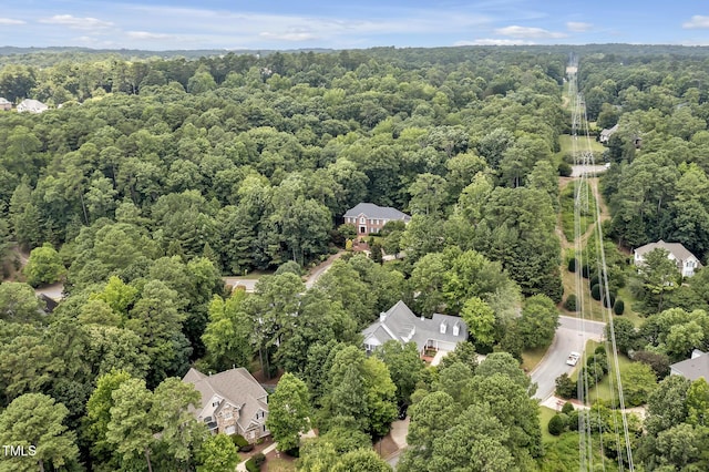 100 Sundance Pl, Chapel Hill, NC 27514 - aerial view of property and surrounding area featuring a forest