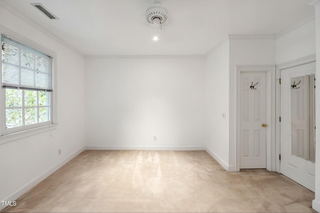 100 Sundance Pl, Chapel Hill, NC 27514 - unfurnished room featuring ornamental molding and light colored carpet