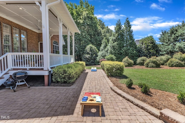 105 Somerley Dr, Garner, NC 27529 - porch with a lawn