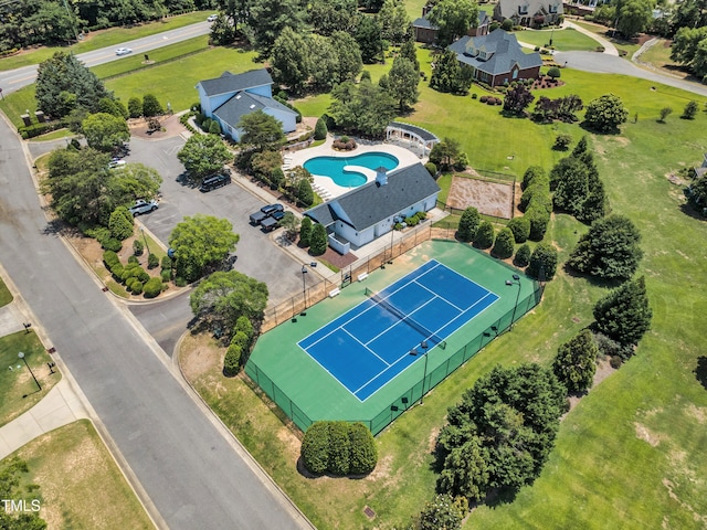 105 Somerley Dr, Garner, NC 27529 - aerial view of a pool area