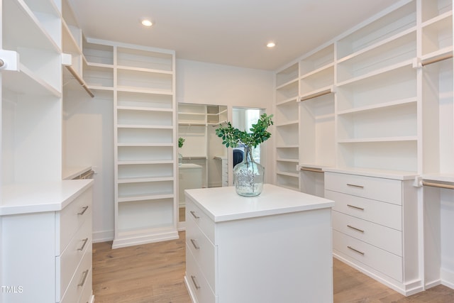 2114 Cowper Dr, Raleigh, NC 27608 - spacious closet featuring light wood-style flooring