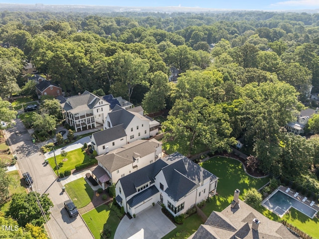 2114 Cowper Dr, Raleigh, NC 27608 - aerial view of a forest