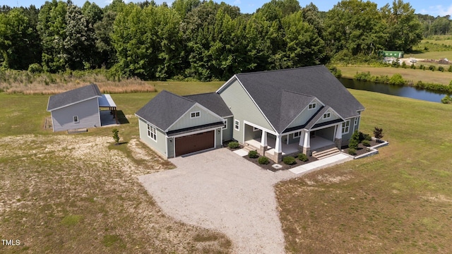 540 Pine Ridge Rd, Zebulon, NC 27597 - view from above of property featuring a large body of water