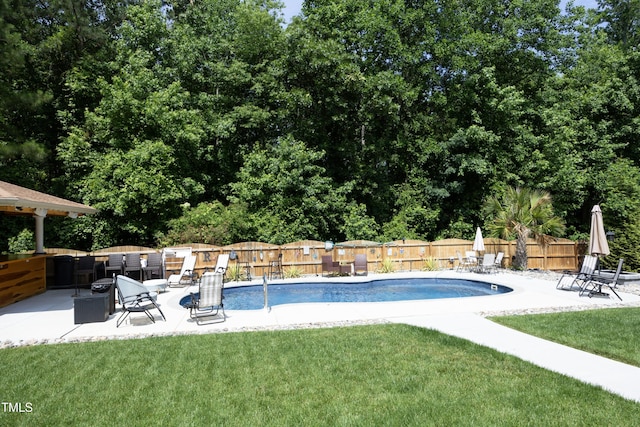 150 Churchill Rd, Louisburg, NC 27549 - view of pool with a patio area