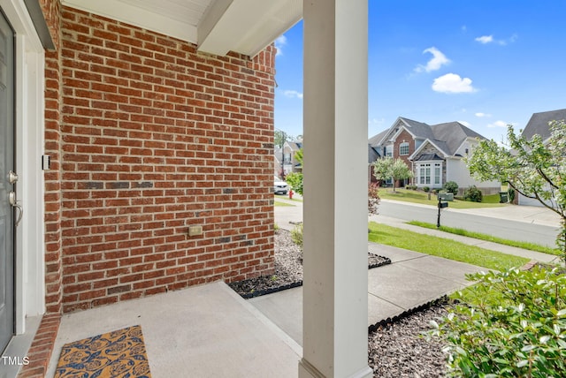 106 Elmsford St, Durham, NC 27703 - covered porch featuring a residential view