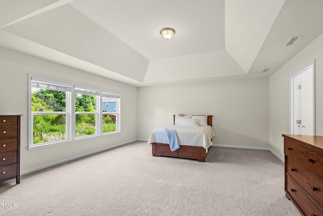 106 Elmsford St, Durham, NC 27703 - carpeted bedroom with a raised ceiling and baseboards