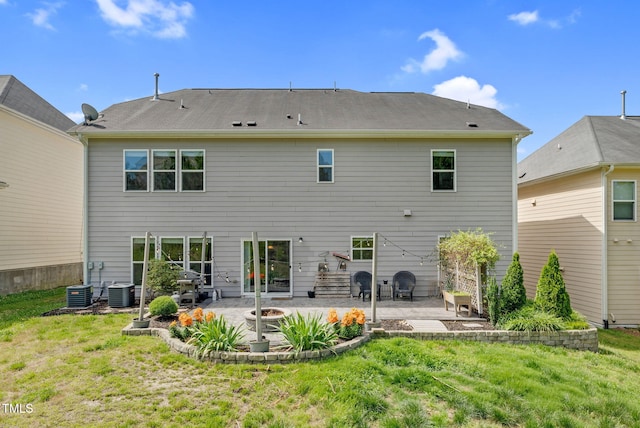 106 Elmsford St, Durham, NC 27703 - back of house with a patio, a lawn, and cooling unit