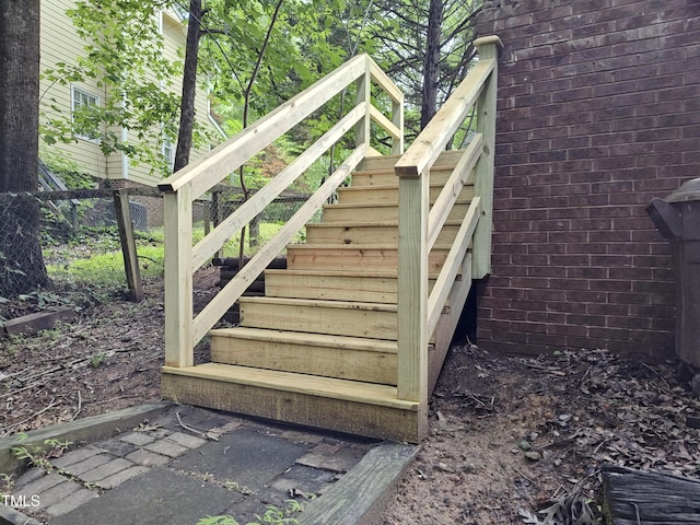 905 Balmoral Dr, Cary, NC 27511 - deck with stairs
