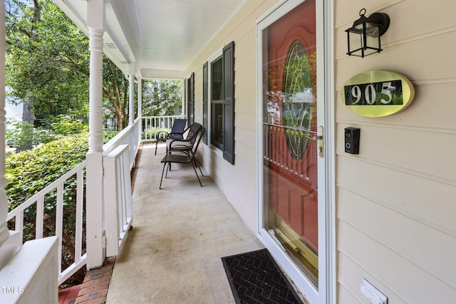 905 Balmoral Dr, Cary, NC 27511 - view of exterior entry featuring covered porch