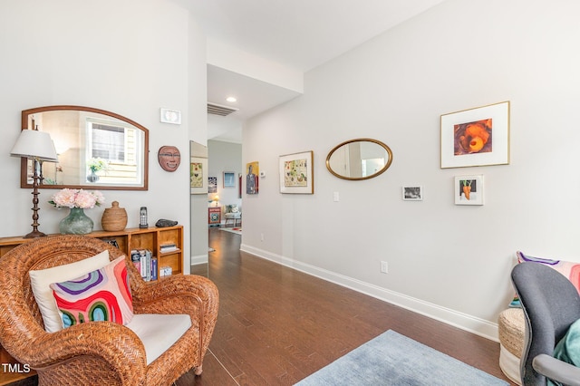 47 Coventry Ln, Chapel Hill, NC 27516 - living area with wood finished floors, baseboards, and recessed lighting