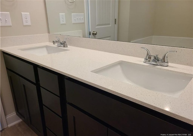 2312 Smith Rd, Hope Mills, NC 28348 - full bath featuring double vanity