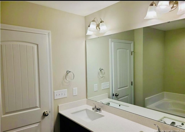 2312 Smith Rd, Hope Mills, NC 28348 - full bathroom featuring double vanity