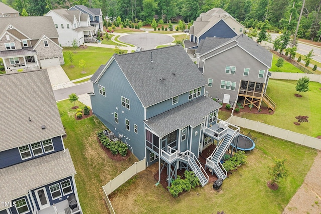 421 Gilpin Way, Cary, NC 27519 - aerial view of residential area