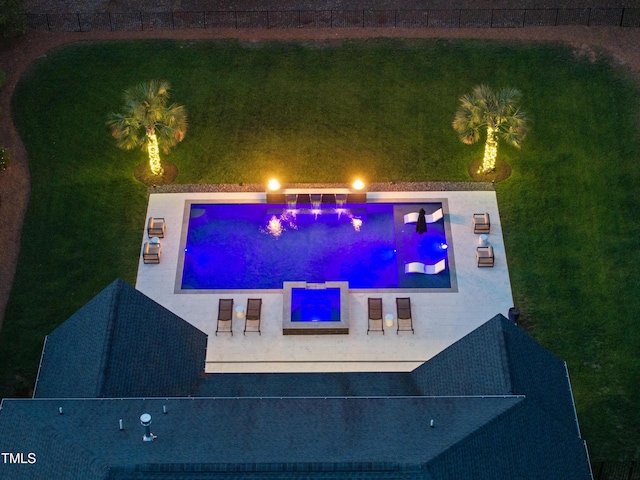 7545 Hasentree Club Dr, Wake Forest, NC 27587 - drone / aerial view