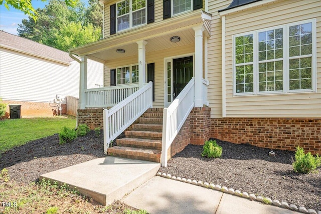 121 River Hills Dr, Clayton, NC 27527 - entrance to property featuring a porch
