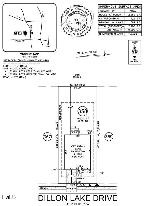 1021 Dillon Lake Dr, Knightdale, NC 27545 - map / location