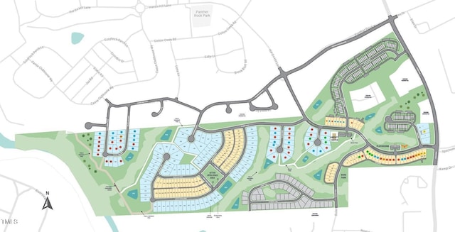 1021 Dillon Lake Dr, Knightdale, NC 27545 - map showing property parcels