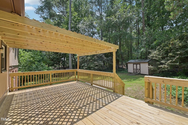 1308 Swallow Dr, Raleigh, NC 27606 - view of wooden terrace