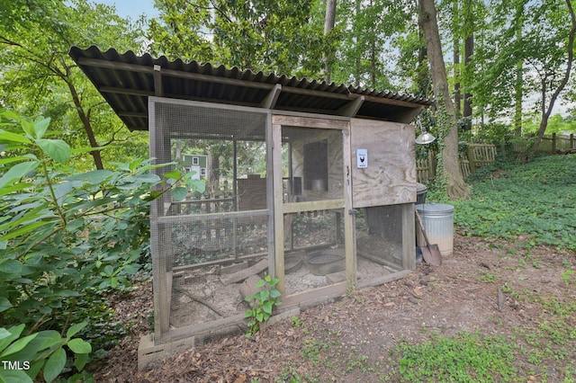 1308 Swallow Dr, Raleigh, NC 27606 - view of poultry coop