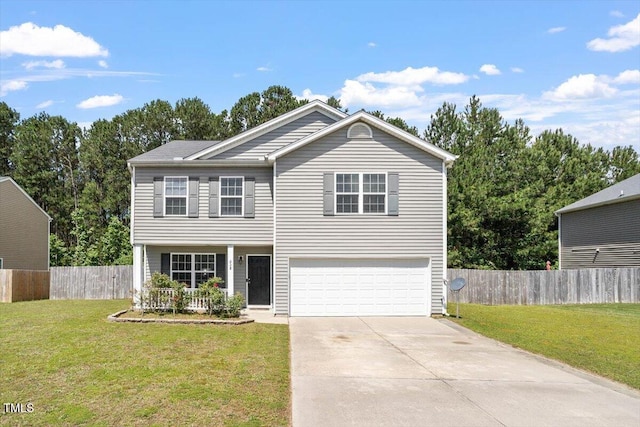 228 Botanical Ct, Bunnlevel, NC 28323 - view of front of house featuring an attached garage and concrete driveway