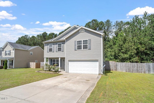 228 Botanical Ct, Bunnlevel, NC 28323 - view of front of home featuring an attached garage and concrete driveway
