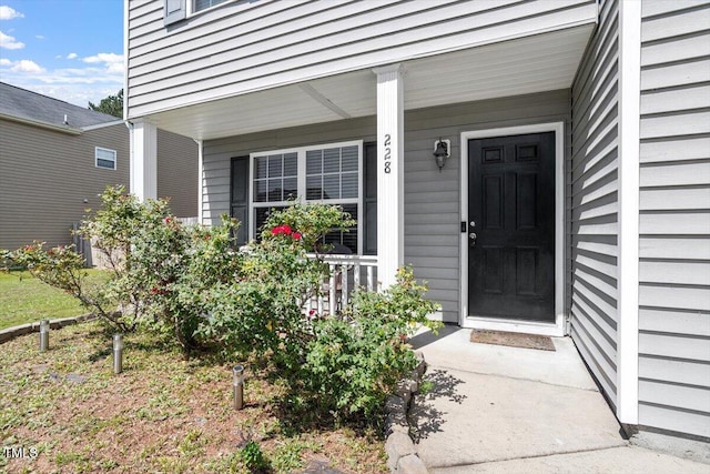 228 Botanical Ct, Bunnlevel, NC 28323 - entrance to property featuring covered porch