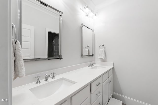 911 Canterbury Rd, Raleigh, NC 27607 - bathroom with double vanity