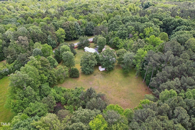 8089 Crawford Currin Rd, Oxford, NC 27565 - aerial view of a heavily wooded area