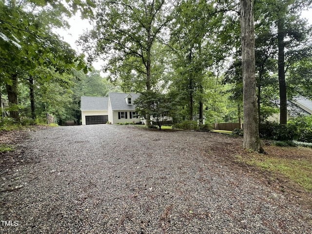108 W Marsha Gayle Ct, Fuquay Varina, NC 27526 - view of front of property with gravel driveway and an attached garage