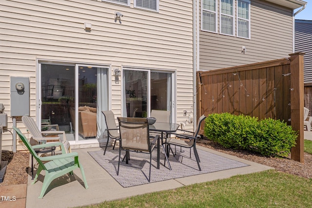 8404 Saltwood Pl, Raleigh, NC 27617 - view of patio / terrace featuring outdoor dining area