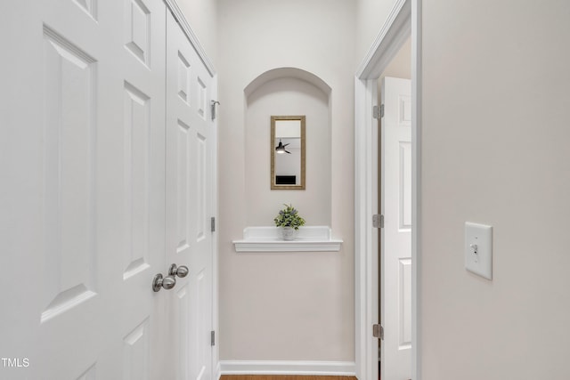 2744 Laurelcherry St, Raleigh, NC 27612 - hallway with wood finished floors