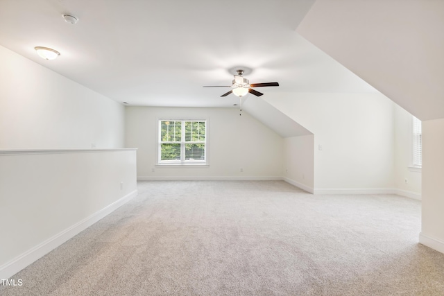 100 Lexington Ave, Zebulon, NC 27597 - bonus room featuring light carpet, a ceiling fan, and baseboards